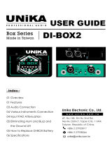Unika Box Series User manual