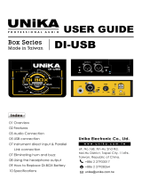 Unika DI-USB Owner's manual
