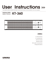 Unika KT-360 Owner's manual