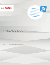 Bosch Canopy hood User manual and assembly instructions