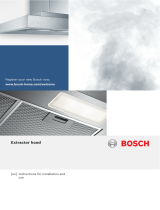 Bosch DWB97DM50A/01 Installation guide