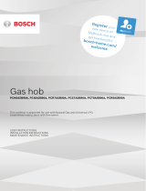 Bosch PCH6A5B90A/01 User manual