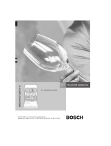 Bosch SHV55M03GB/79 User manual