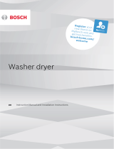 Bosch WKD28542EU/01 User manual and assembly instructions