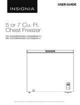 Haier NS-CZ50WH0 5 or 7 Cu. Ft. Chest Freezer User manual