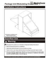 Westinghouse R8GE, Single Phase Installation guide