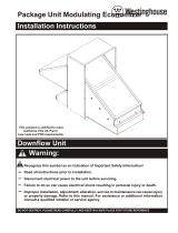 Westinghouse P6SD-X Installation guide