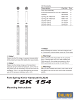 Ohlins FSK154 Mounting Instruction