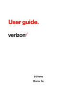 Verizon 5G Home Router 1A User manual