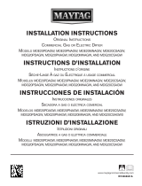 Maytag MDE20PDAGW Installation guide