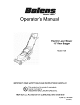 Bolens C06 Owner's manual