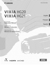 Canon Vixia HG21 Owner's manual