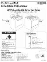 KitchenAid KGRT607HBS9 Installation guide