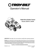 Troybilt 14AZ809H063 Owner's manual