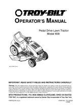 Troybilt 13BD609G063 Owner's manual