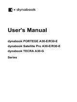 Toshiba A30-E (PSZ10A-0KY002) User guide