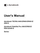 Toshiba A40-G1420 User guide
