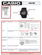 Casio M VIBRATION ALARM WATCH User manual