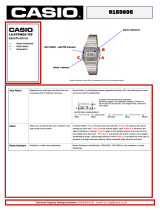 Casio L SILVER TONE DIGITAL WATCH User manual