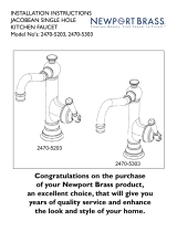 Newport Brass 2470-5303/56 Installation guide