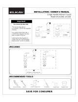 Elkay LK1501CR Installation guide