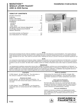 Chicago Faucets 2200-4E39VPABCP Installation guide