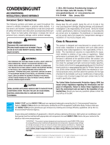 GOODMAN SXC180361 Series Installation guide