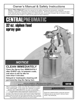 Central Pneumatic Item 69708-UPC 792363697088 Owner's manual