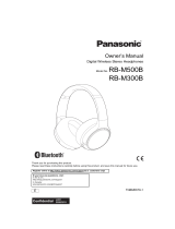 Panasonic RB-M500BE-C Owner's manual