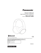 Panasonic RB-M700BE-K Owner's manual