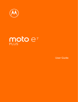 Motorola MOTO E7 PLUS BLUE 64 GB Owner's manual