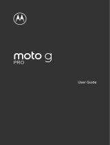 Motorola MOTO G PRO BLUE 128 GB User manual