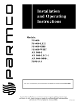 Parmco FS 600 Installation guide