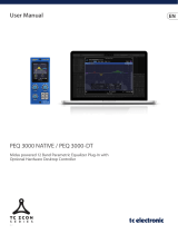 TC Electronic PEQ 3000 NATIVE / PEQ 3000 -DT User manual