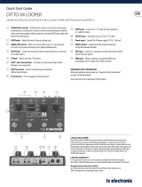 TC Electronic Ditto X4 Looper User guide