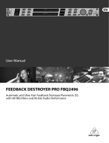 Behringer FEEDBACK DESTROYER PRO FBQ2496 User manual