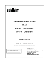 Summit SWC532BLBISTPNR Owner's manual