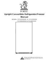 Forte  F21UFESWW  Owner's manual
