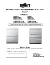 Summit  SP6DBSSTB7Thin  Owner's manual