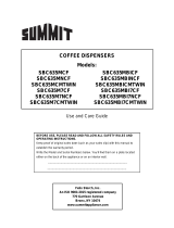 Summit SBC635MNCF User manual