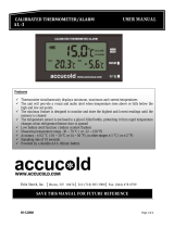 AccuCold  SCR600BGLBINZADA  Operating instructions