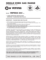 Verona  VEFSGG244NW  Operating instructions