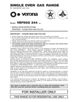 Verona  VEFSGG244NW  Installation guide