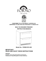 Forno  FDRBI187630S  Owner's manual