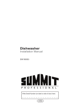 Summit Appliance DW18SS4ADAE Owner's manual