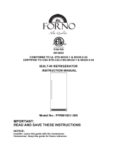Forno FFRBI1821-30S User manual