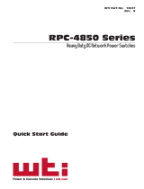 WTI RPC-4850 Series Quick start guide