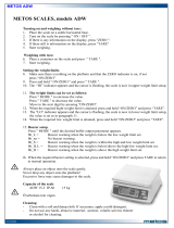 Metos ADW-E 15-2 Owner's manual