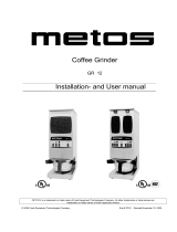 Metos Grinder GR 12 Owner's manual