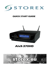 Storex AivX-370HD Quick start guide